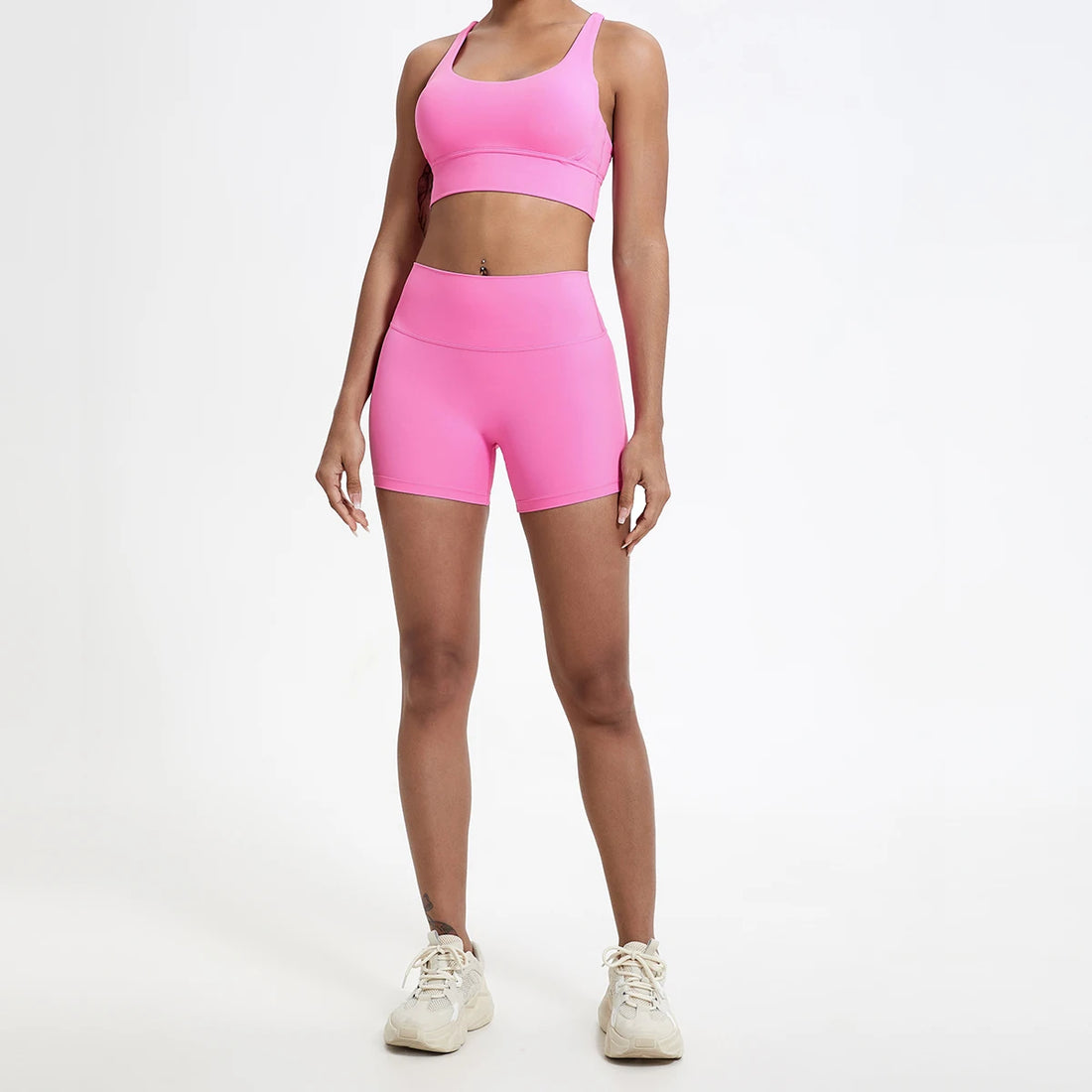 High-Waist Gym Shorts – Butt-Lifting Running & Yoga Shorts