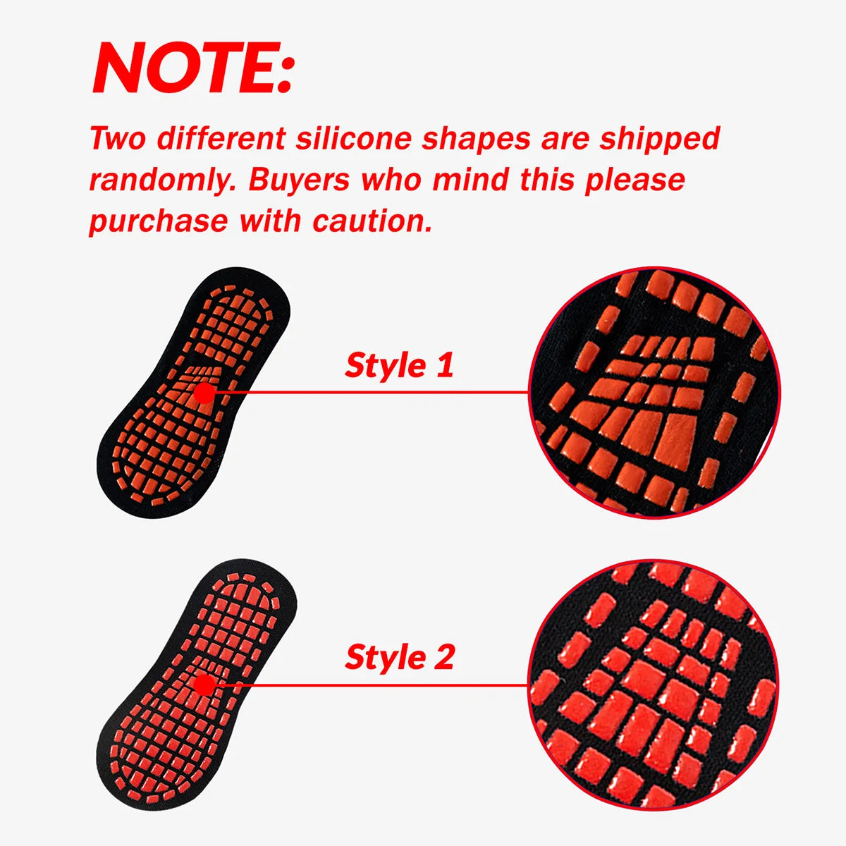 Silicone Non-Slip Grip Socks – Trampoline, Yoga & Pilates Indoor Sports Socks