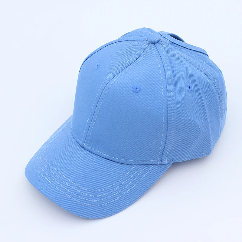 Women’s High Ponytail Baseball Cap – Messy Bun Adjustable Sports Hat