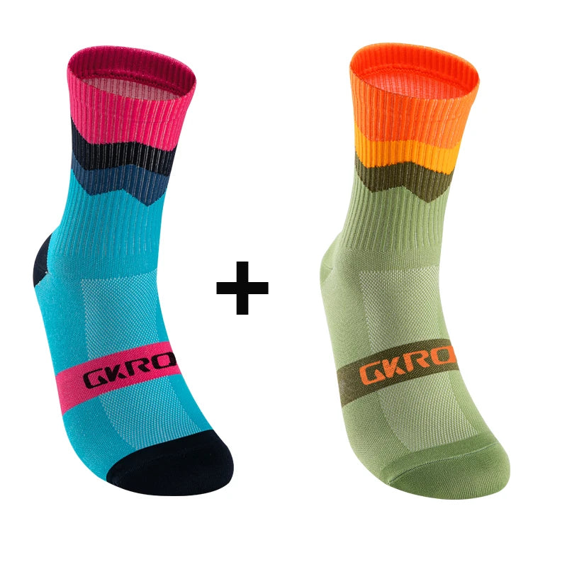 Professional Cycling Socks – Breathable Compression Road Bike Socks